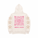 Off pink hoodied jacket by montel