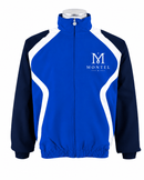Saturated blue double graphic tracksuit by montel